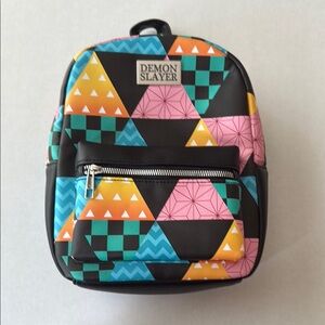Demon Slayer: Kimetsu no Yaiba BIOWORLD Mini Black Backpack